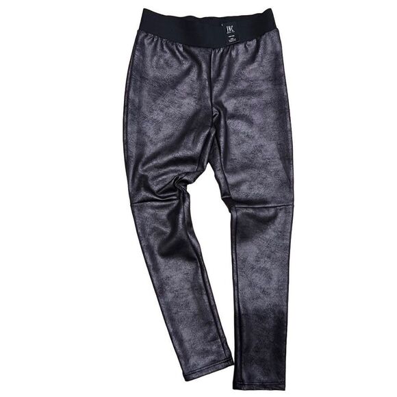 Inc high rise leggings metallic silver grey NWT size large - Picture 1 of 15